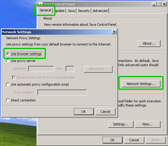 Kuva 9: Java-laajennuksen asetukset